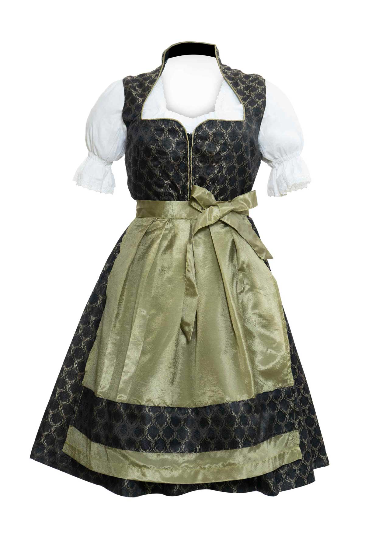 Brigitte Black Bavarian Dirndl Dress