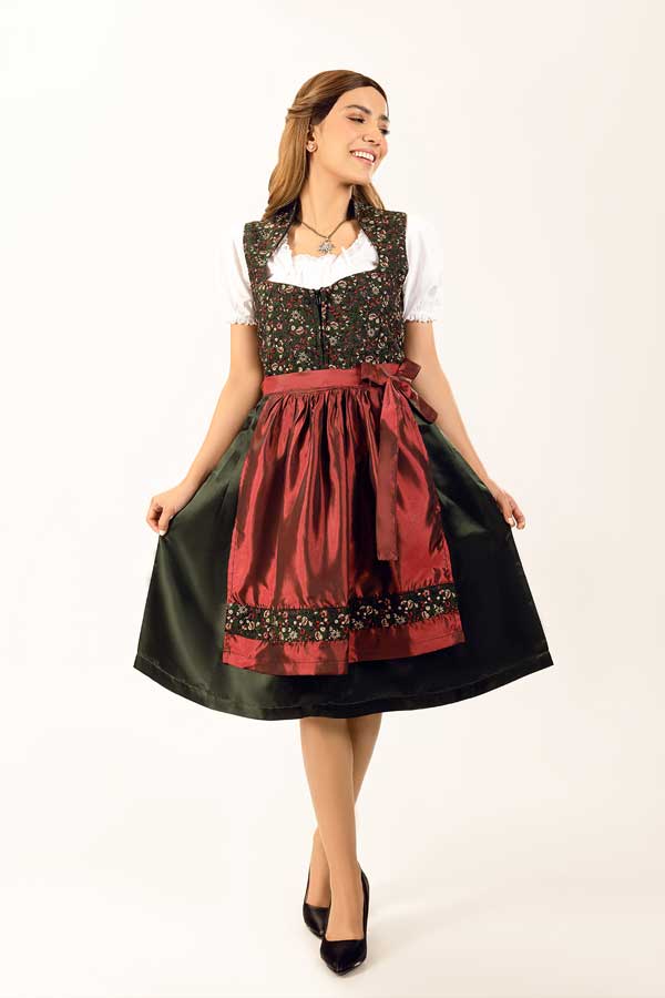 Aloisia Bavarian Green Dirndl Dress | German Dirndl Dresses Aloisia Bavarian Green Dirndl Dress | German Dirndl Dresses
