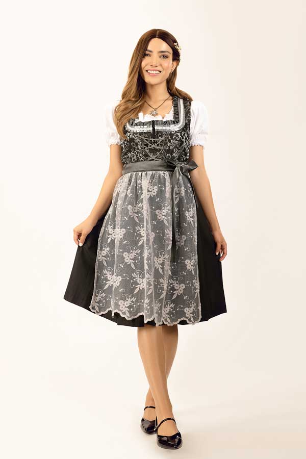 Ilse Silver Moon Night Dirndl Dress | German Dirndl Dresses Lederhosen Store Ilse Silver Moon Night Dirndl Dress | German Dirndl Dresses Lederhosen Store
