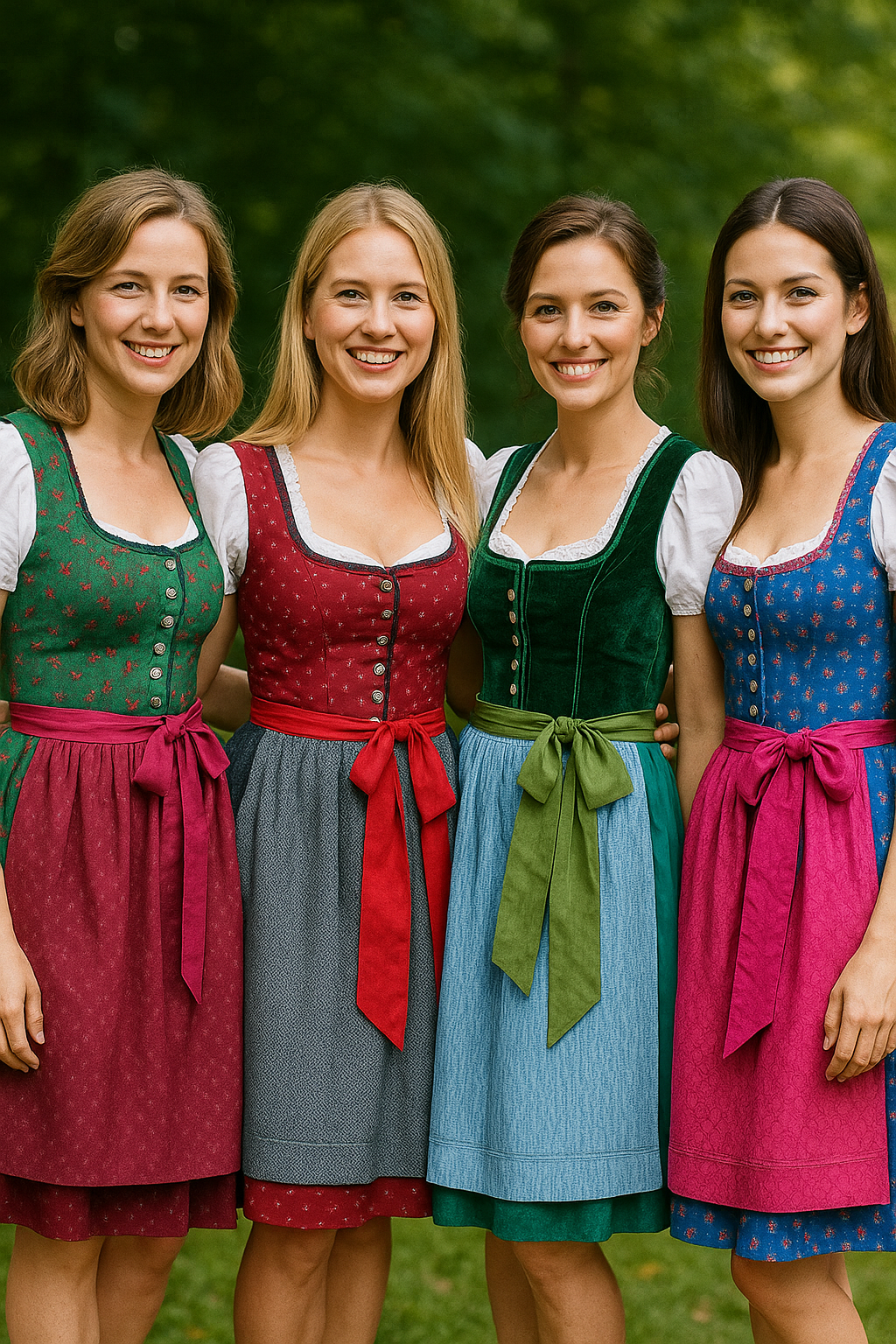 Regional Variations of Dirndl Crossing Bavarian Borders