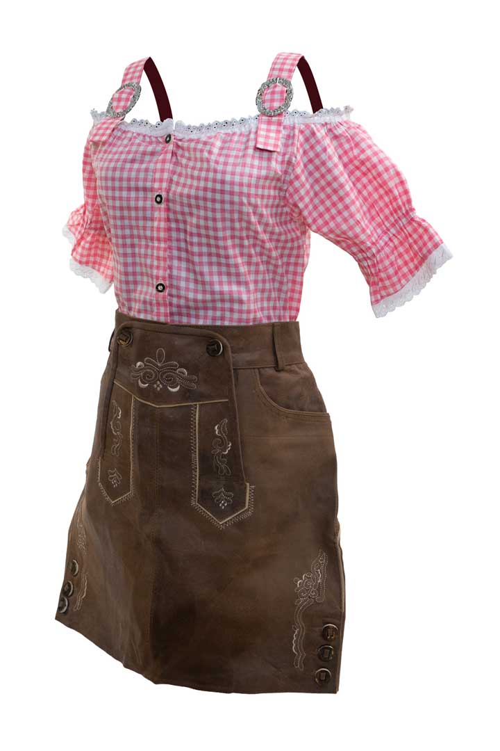 Ella Rosa Traditional Lederhosen Skirt