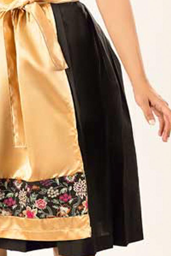 Spring Leonie Floral Golden Dirndl Dress