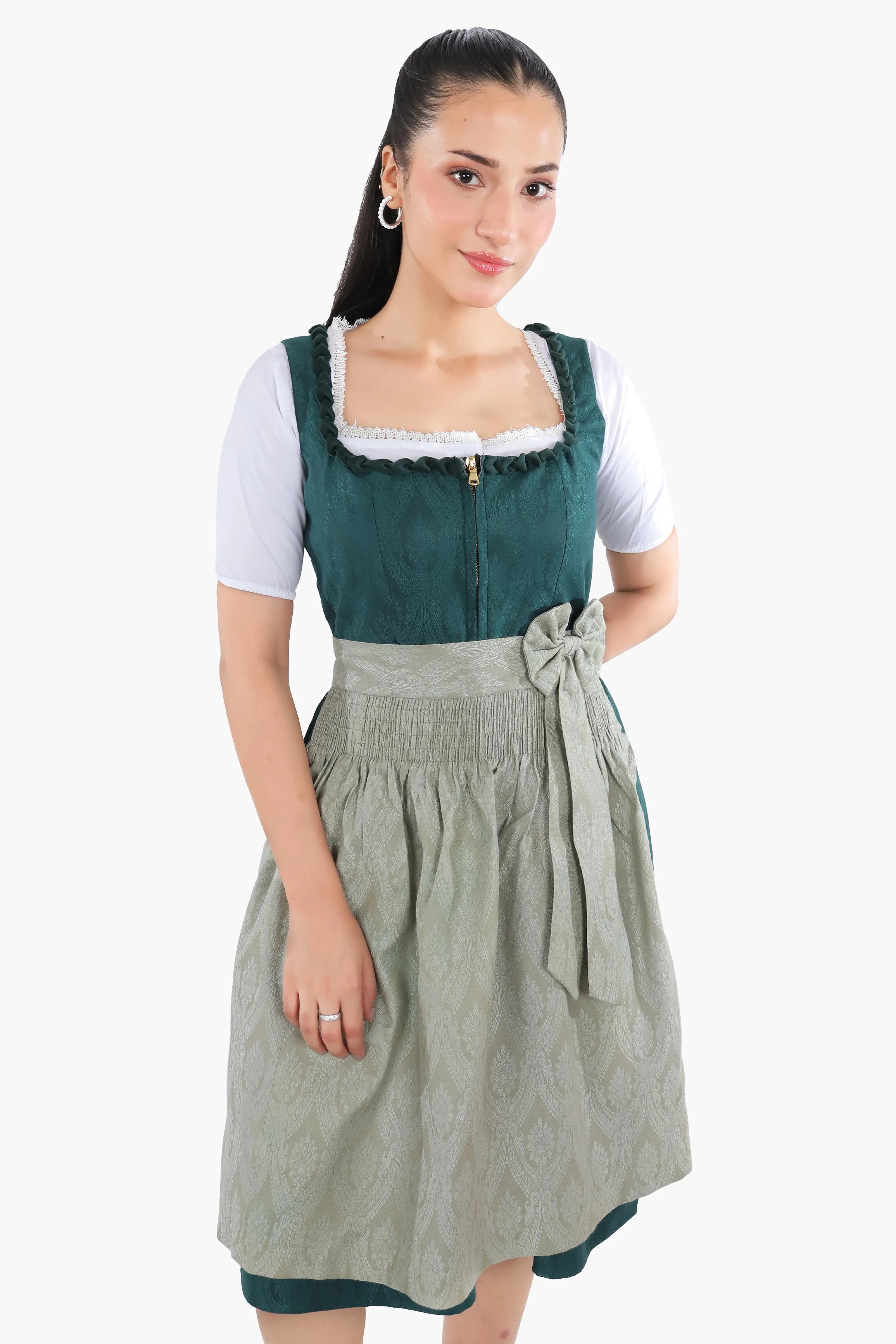 Bavarian Edition Midi Green Dirndl