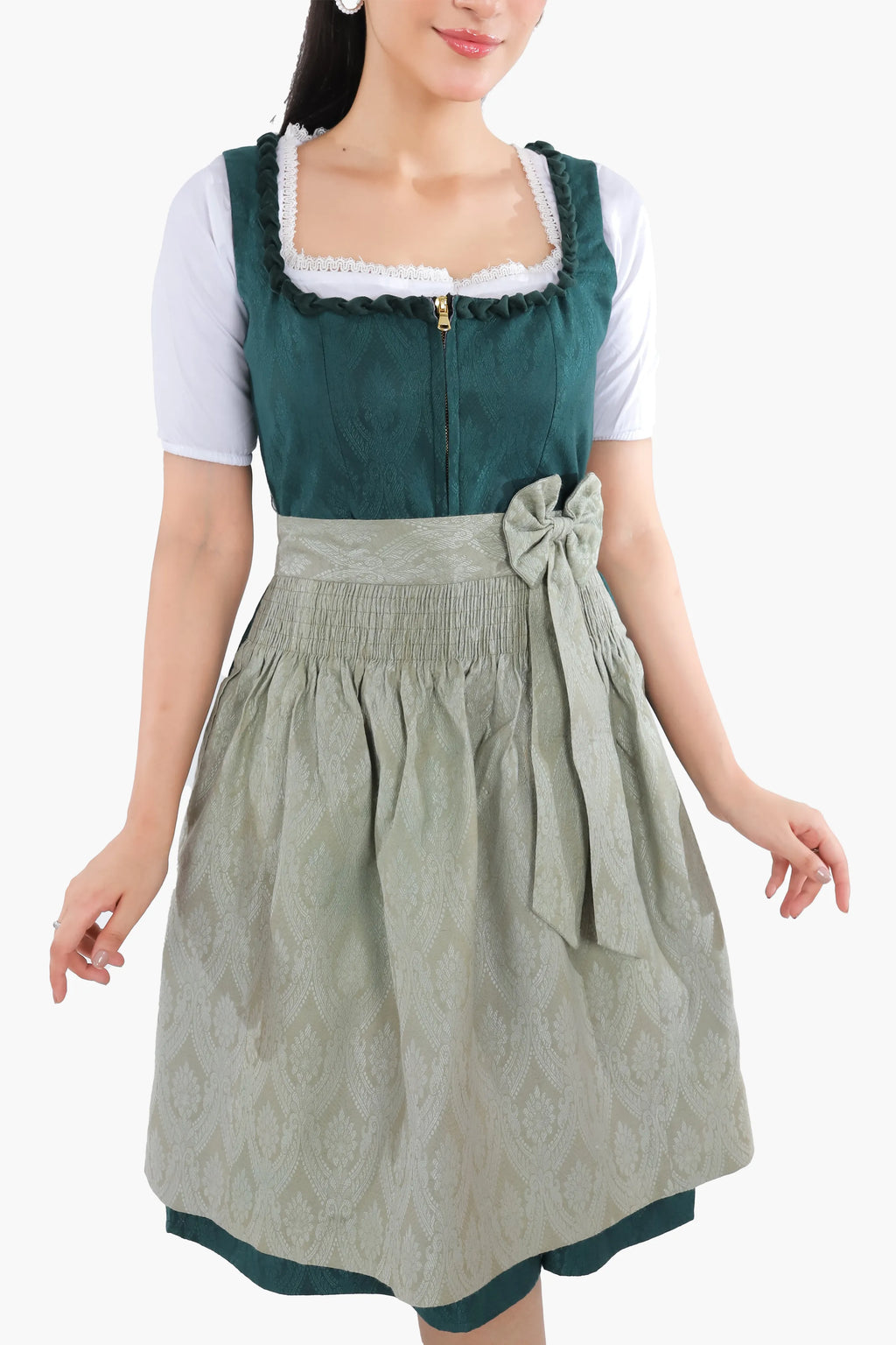 Bavarian Edition Midi Green Dirndl
