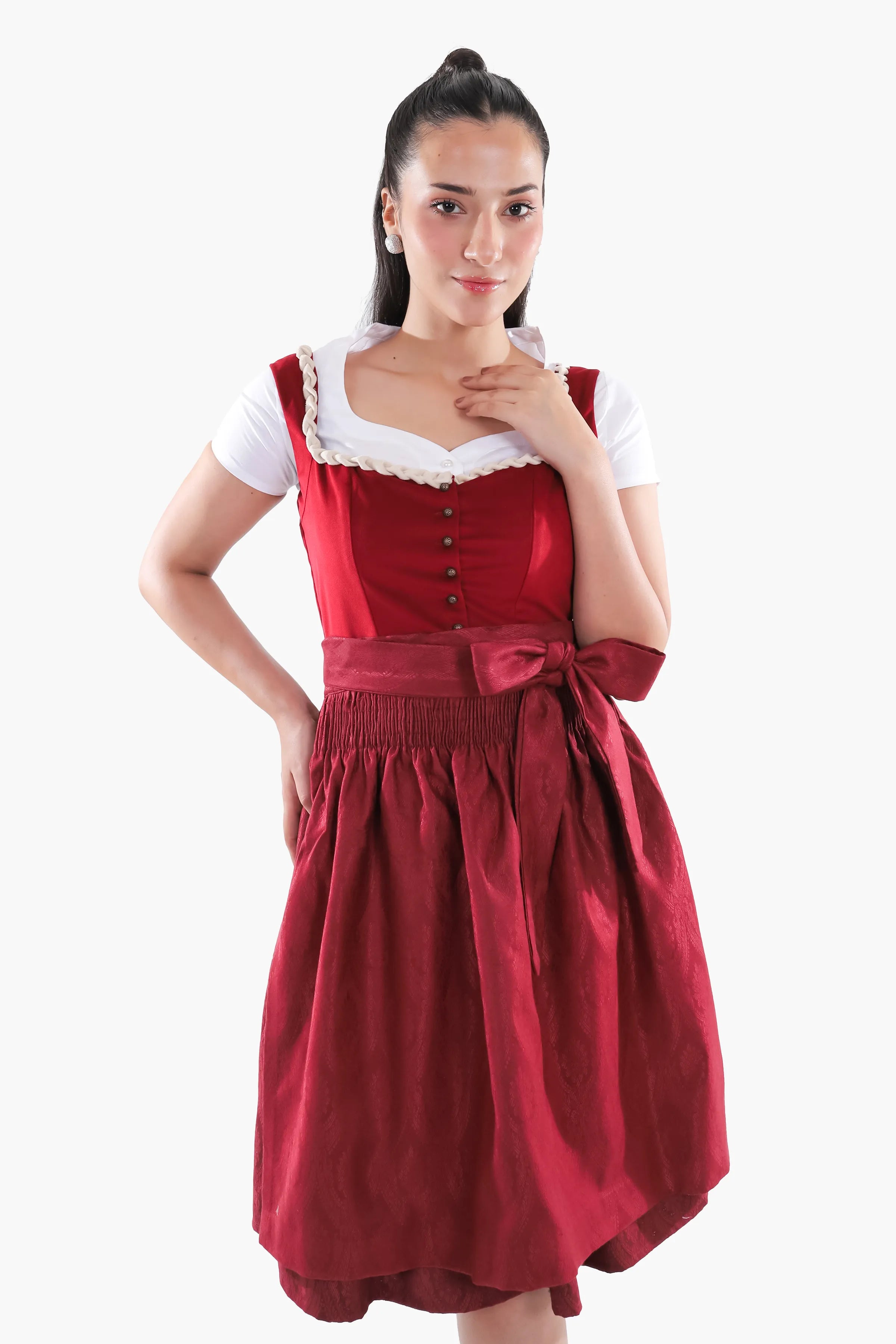 Rich Maroon Dirndl Stunning German Traditional Dress Lederhosen Store Rich Maroon Dirndl Stunning German Traditional Dress Lederhosen Store