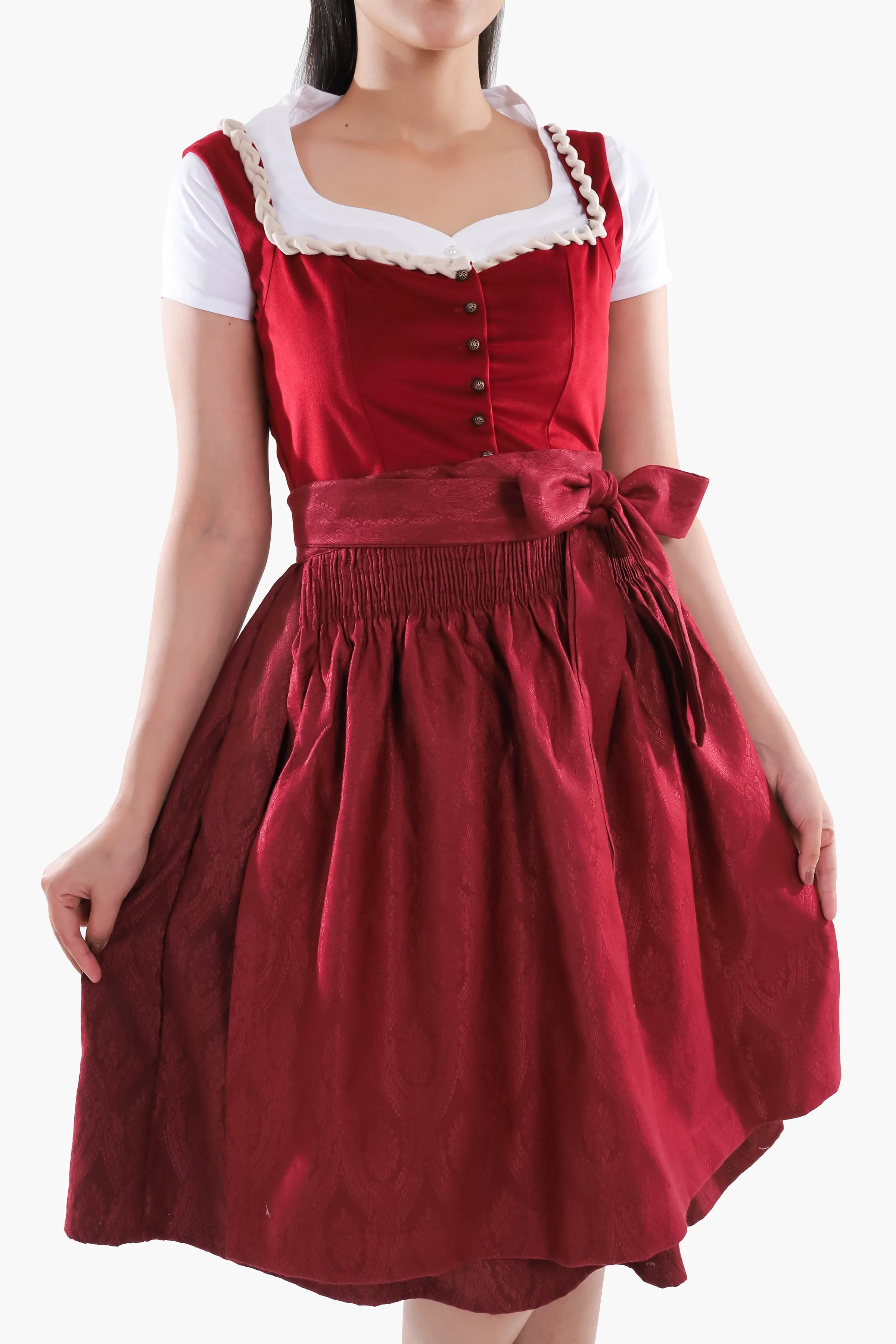 Rich Maroon Dirndl Stunning German Traditional Dress Lederhosen Store Rich Maroon Dirndl Stunning German Traditional Dress Lederhosen Store