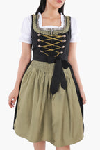 Sophisticated Black Dirndl Classic German Attire