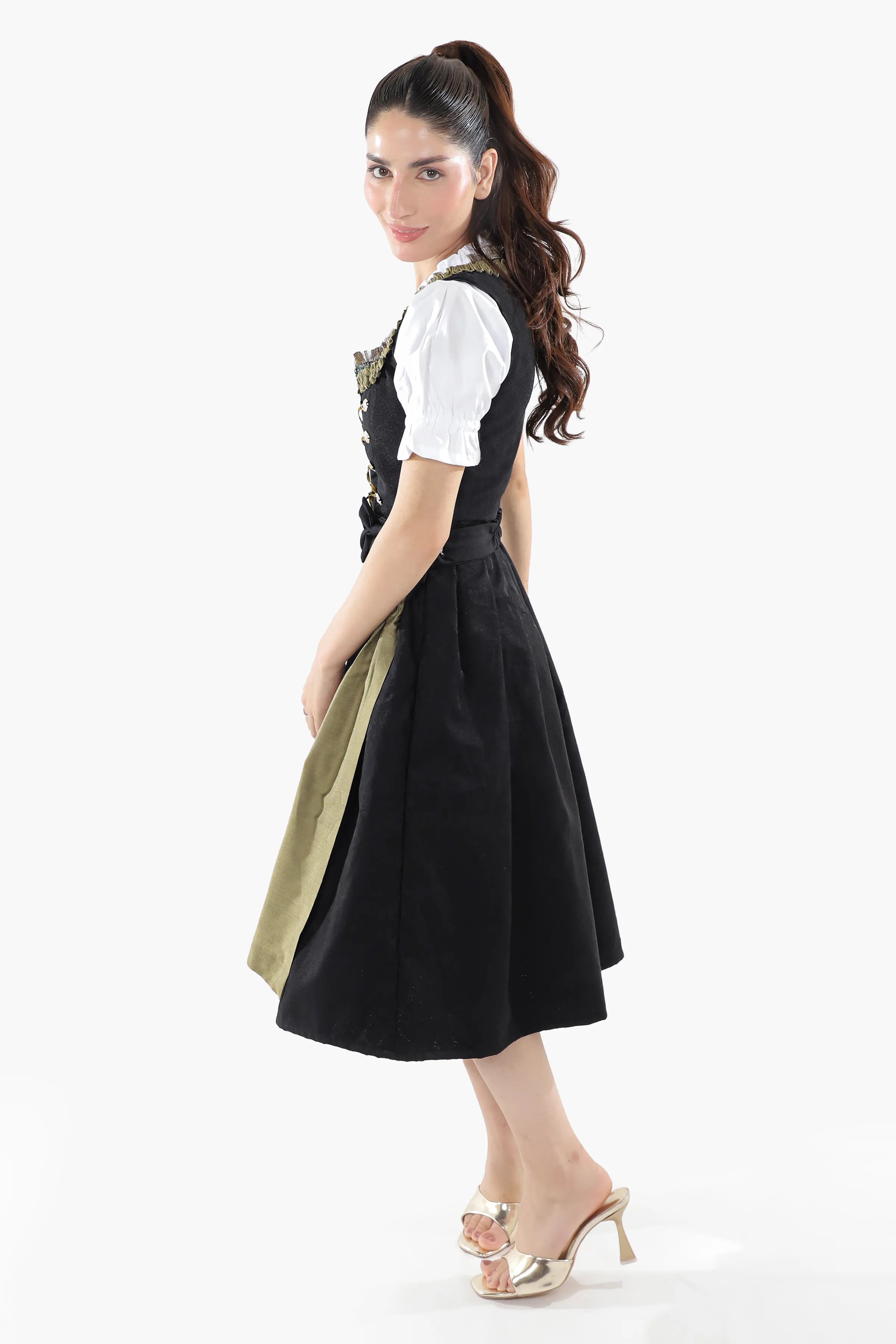 Sophisticated Black Dirndl Classic German Attire Lederhosen Store Sophisticated Black Dirndl Classic German Attire Lederhosen Store
