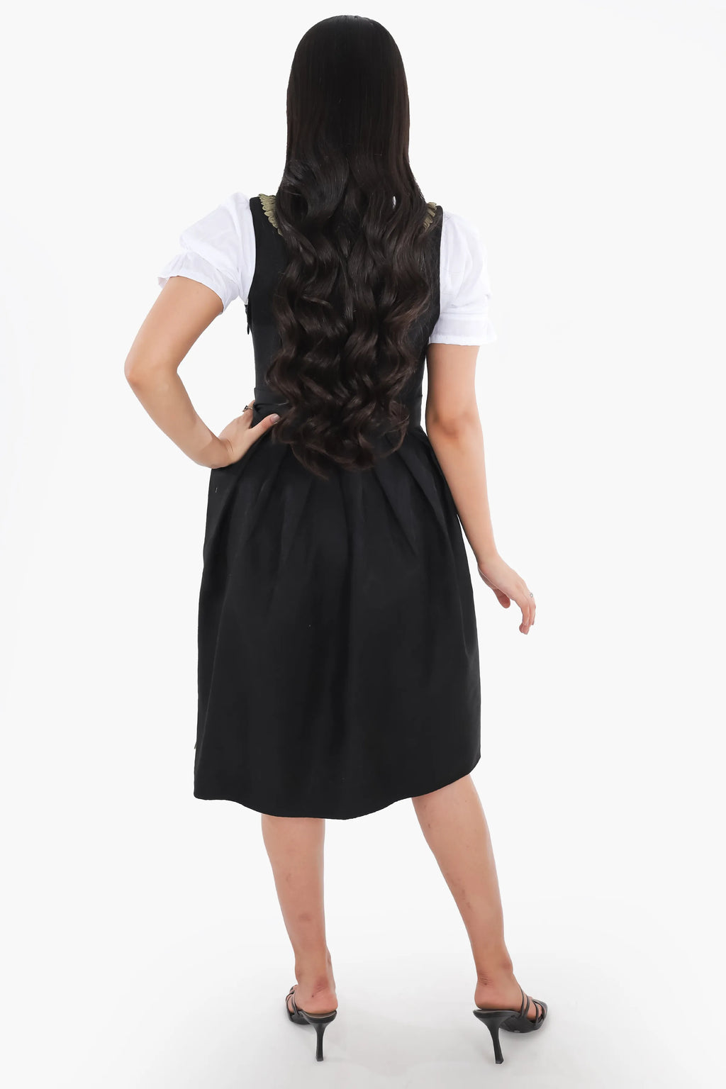 Sophisticated Black Dirndl Classic German Attire