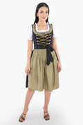 Sophisticated Black Dirndl Classic German Attire