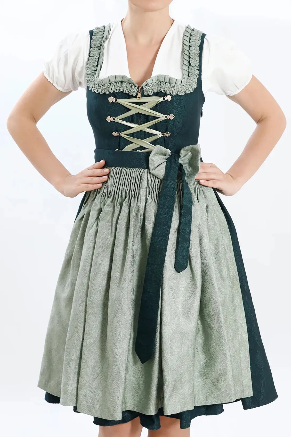 ladies german dress Amazon.com: QWENTMTNTY German Dirndl Dress for Women Oktoberfest Costumes Women German Dirndl Dresses German Dress German Dresses for Oktoberfest Women Long Army Green : Clothing, Shoes & Jewelry