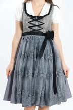 Classic Gray Dirndl - Authentic Otkoberfest Dress