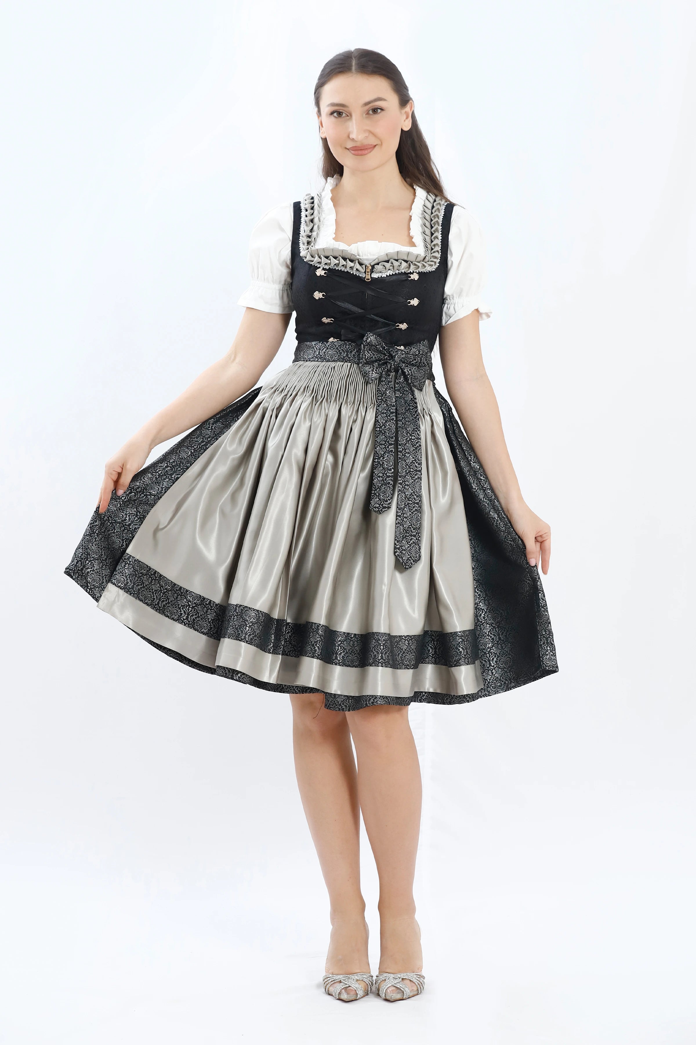 Black Midnight Elegance Dirndl
