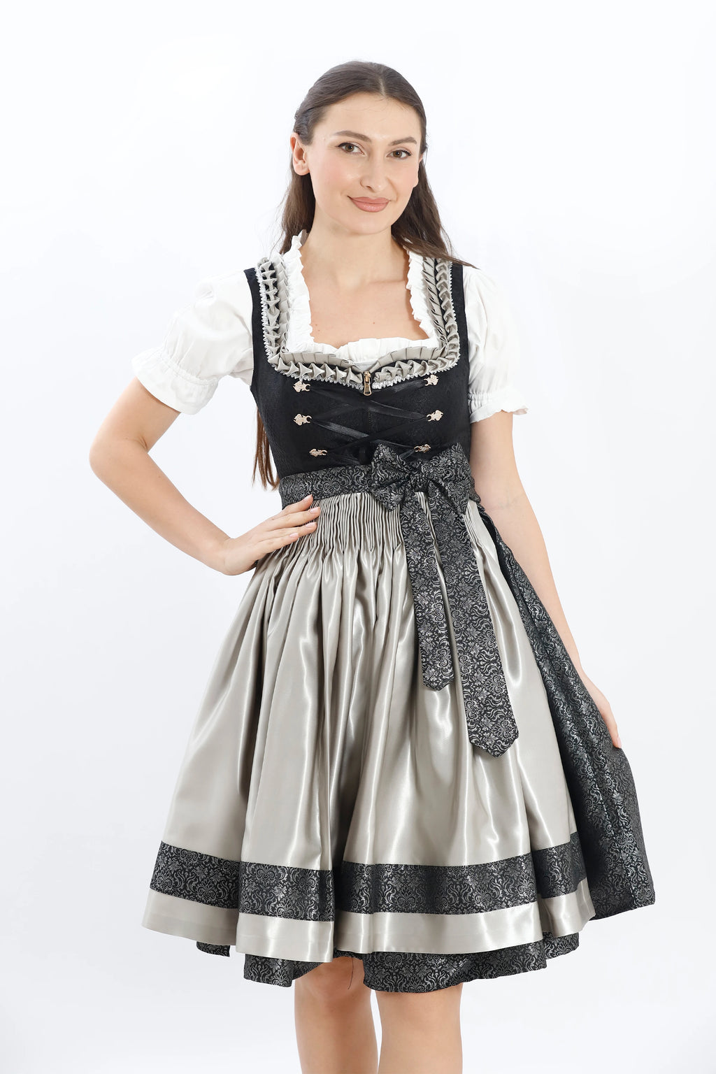 Black Midnight Elegance Dirndl