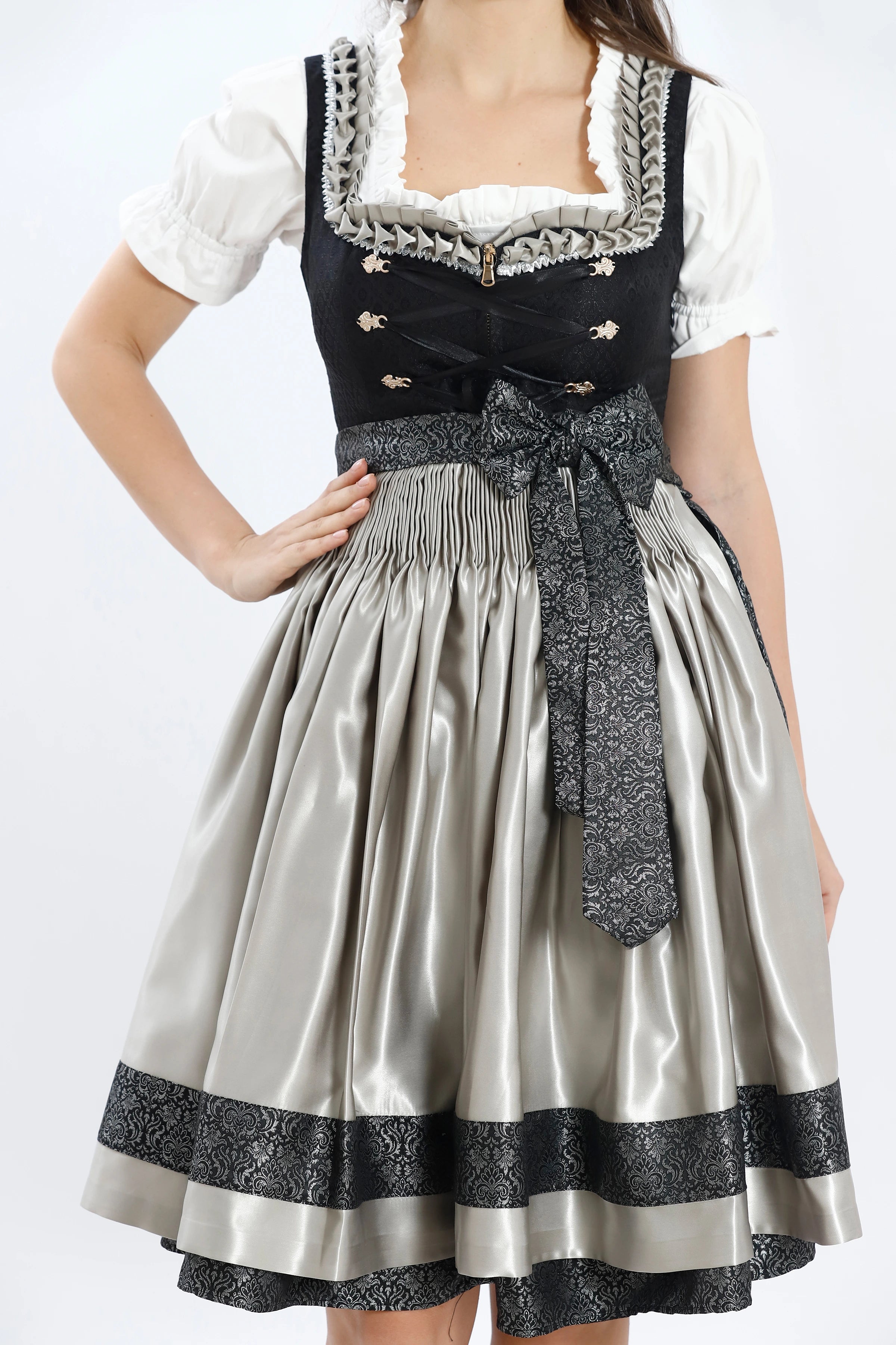 Black Midnight Elegance Dirndl
