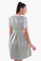Midi Dirndl Dress Luxury Mint Green Elegance