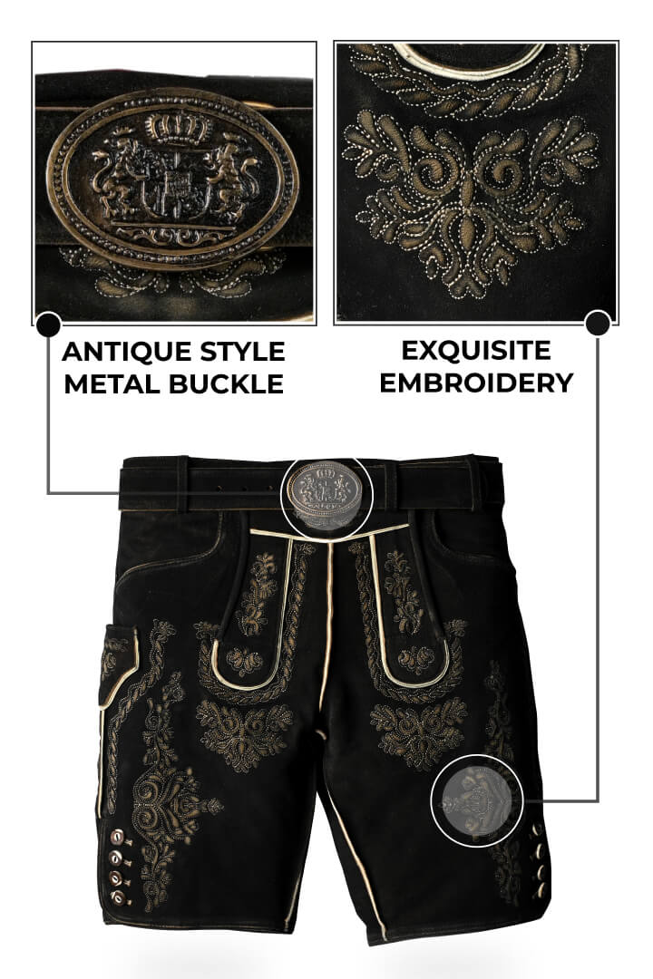 Oktoberfest Edition Chic German Lederhosen