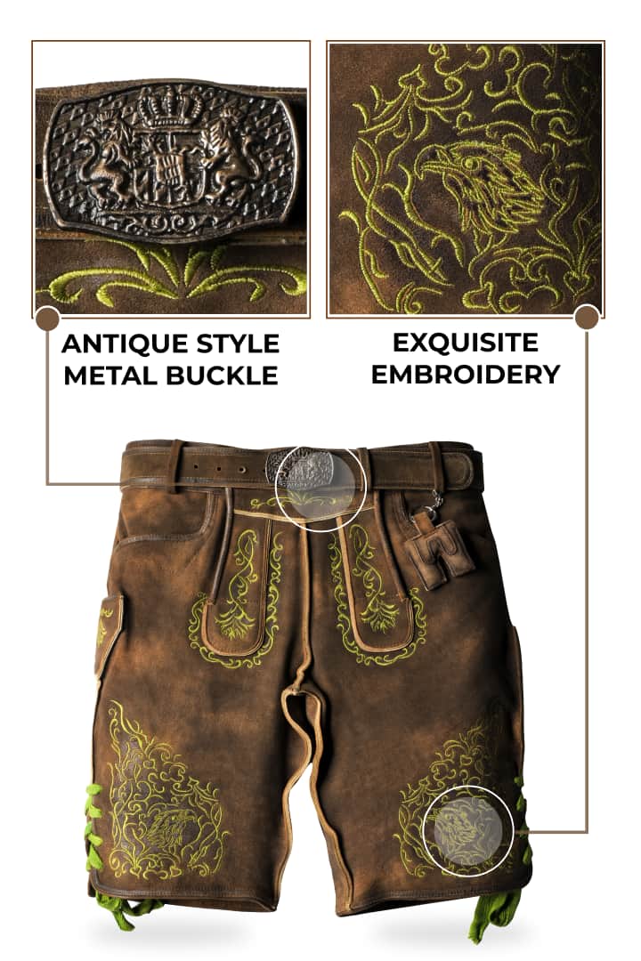 Comfortable Bavarian Lederhosen Vintage Classic