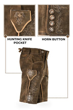Traditional German Leather Embroidered Elegance
