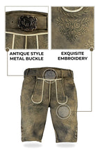 Lederhosen Men Vintage Gray