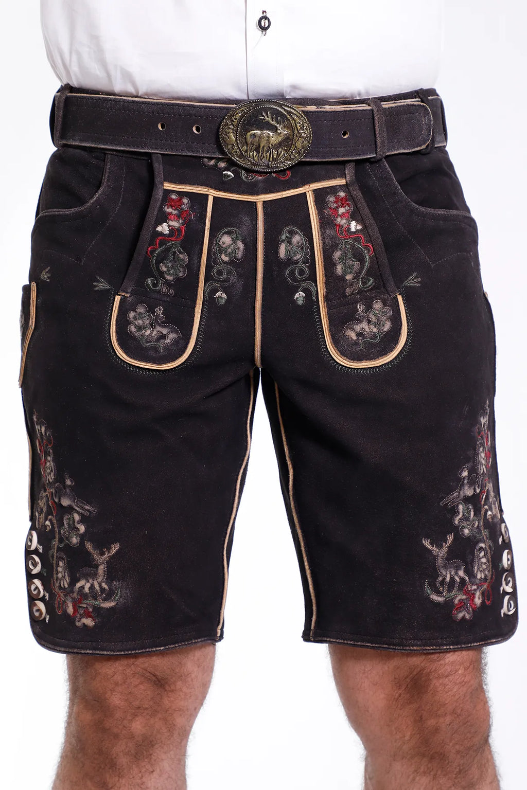 Handcrafted Vintage German Premium Lederhosen Oktoberfest Outfit Sets