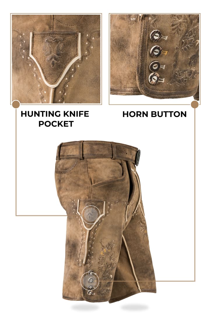 Trendy Trachten Classic German Lederhosen Style – Lederhosen Store