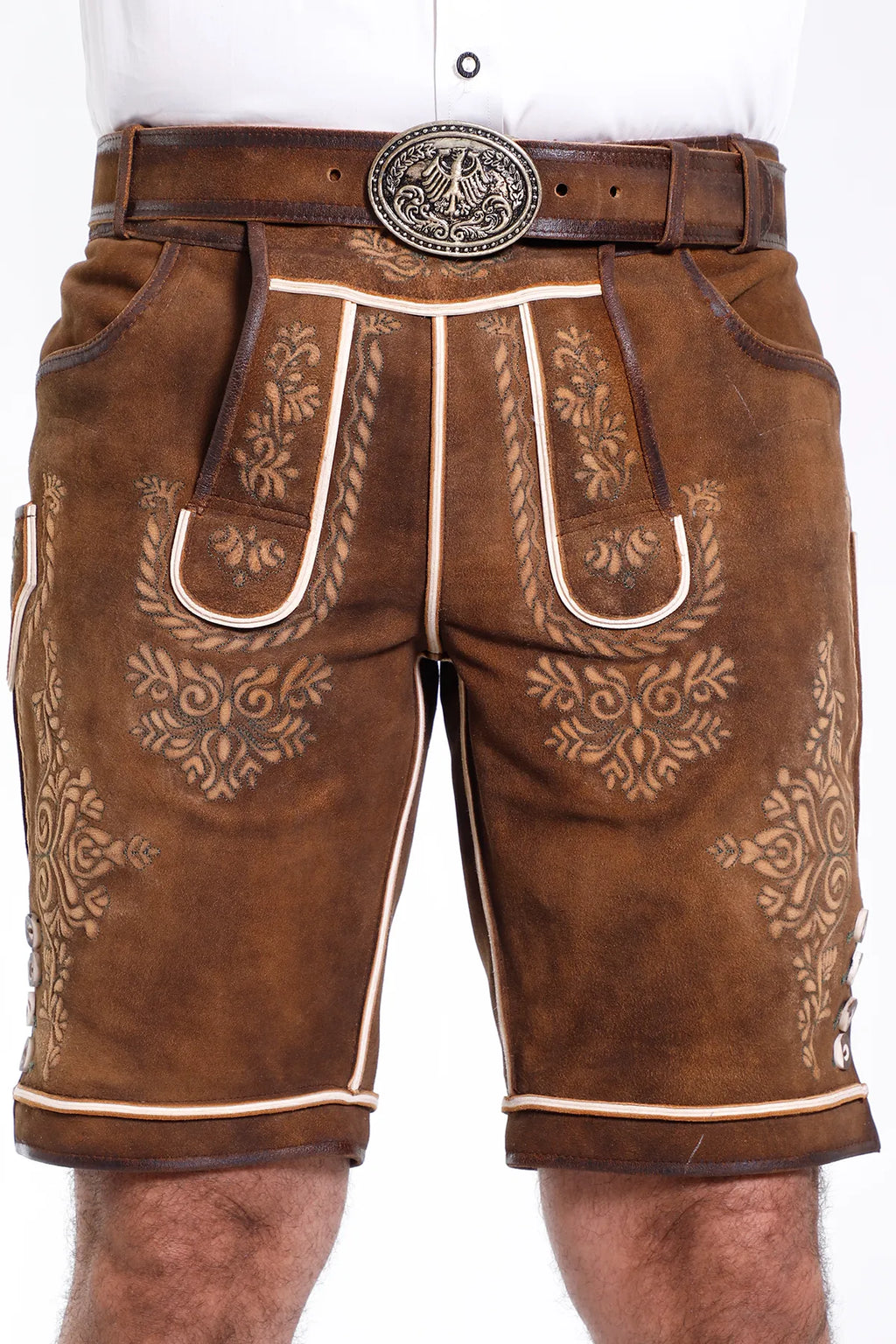 Comfortable Mens Classic German Lederhosen Oktoberfest Outfit Sets