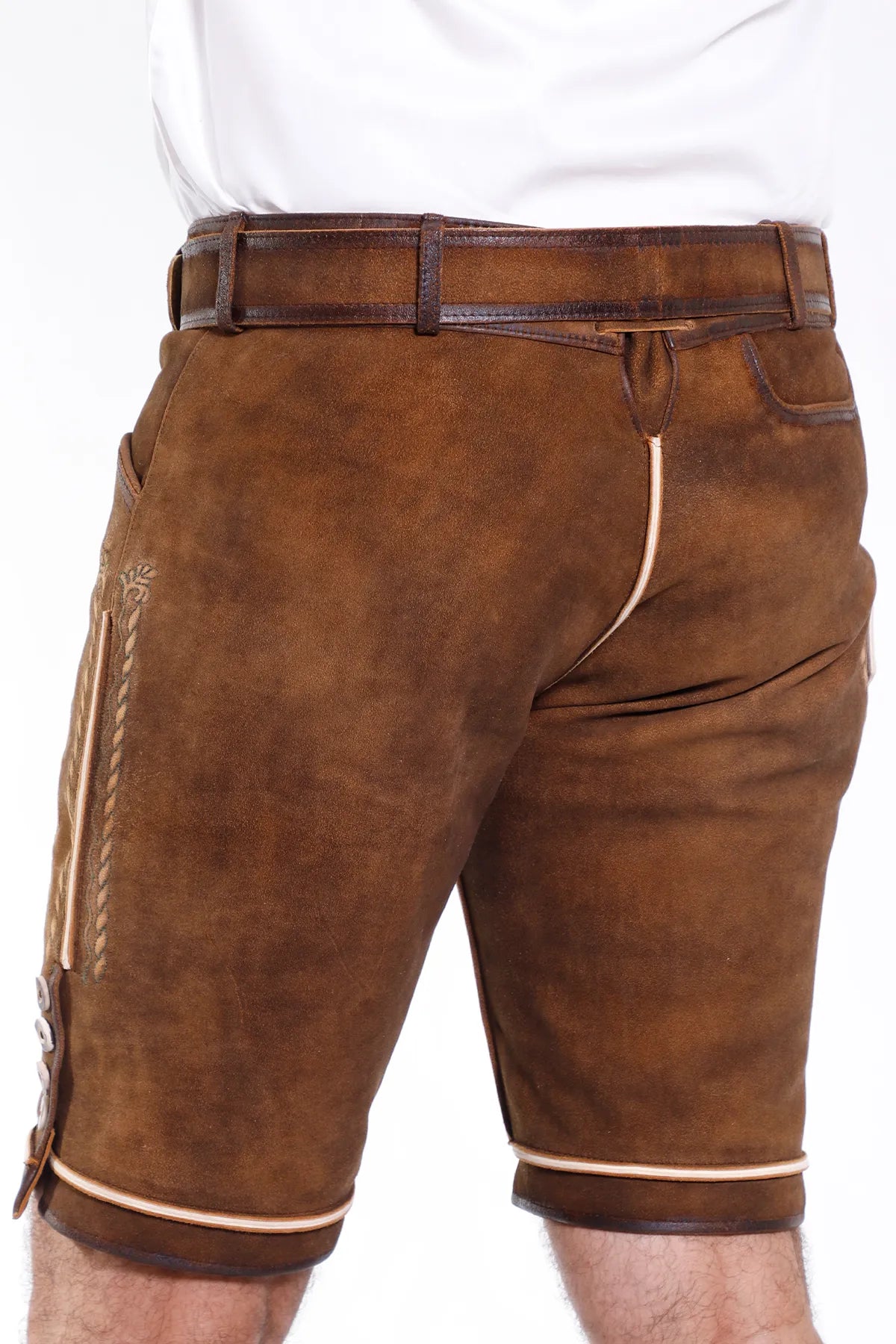 Comfortable Mens Classic German Lederhosen