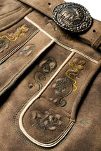 Vintage Attire German Mens Fashion Lederhosen