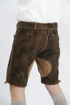 Authentic Lederhosen Men in Vintage Black