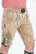 Oktoberfest Lederhosen in Pearly White Set