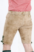 Handcrafted Oktoberfest Lederhosen in Pearly White