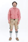 Handcrafted Oktoberfest Lederhosen in Pearly White