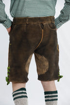 Traditional Lederhosen Men Raw Brown