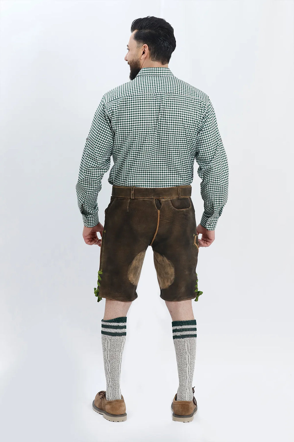 Traditional Lederhosen Men Raw Brown