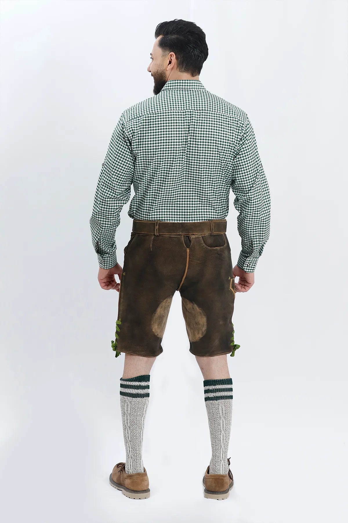 Traditional Lederhosen Men Raw Brown