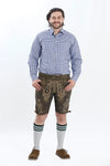 Premium Lederhosen Men Outfit Raw Brown