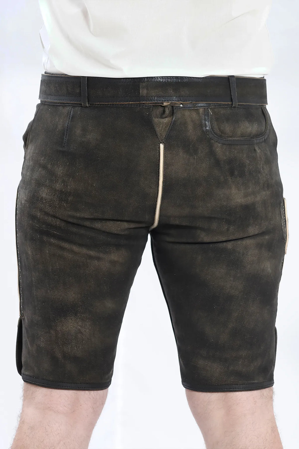 Traditional Lederhosen Men Outfit Onyx Black