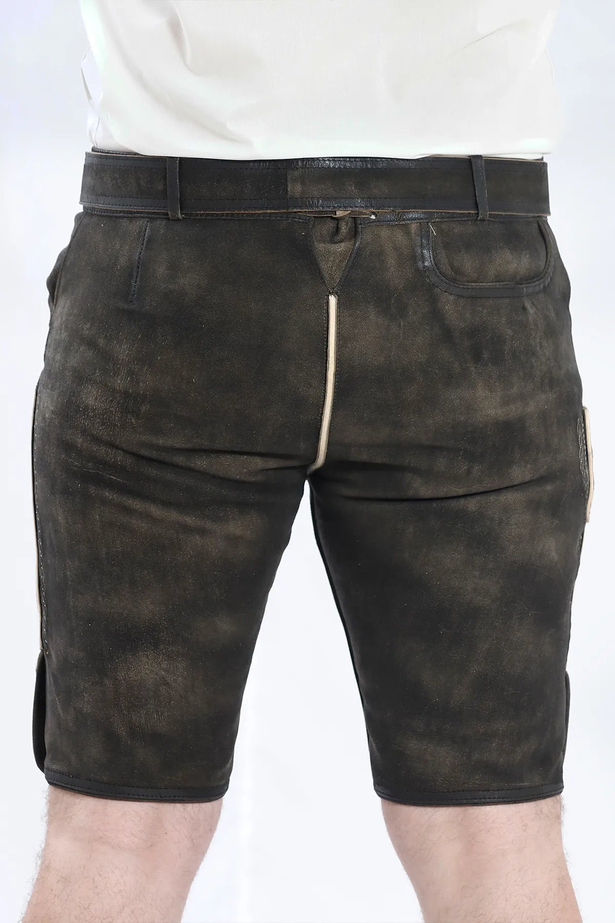 Traditional Lederhosen Men Outfit Onyx Black