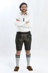 Traditional Lederhosen Men Outfit Onyx Black