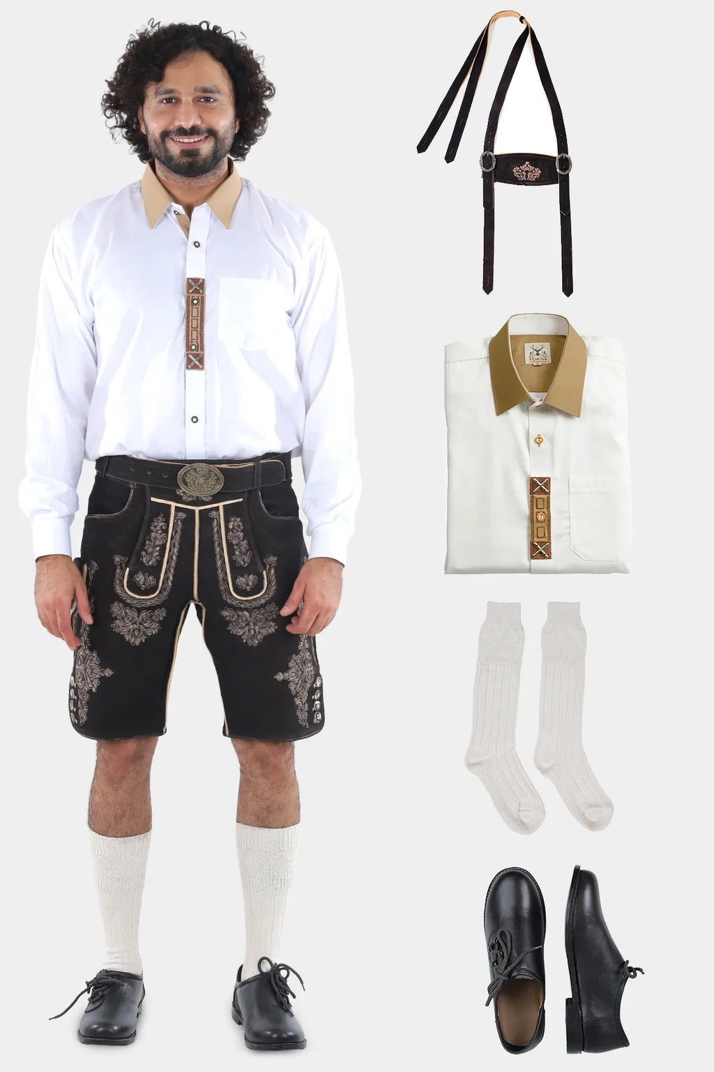 Oktoberfest Edition Chic German Lederhosen Sets