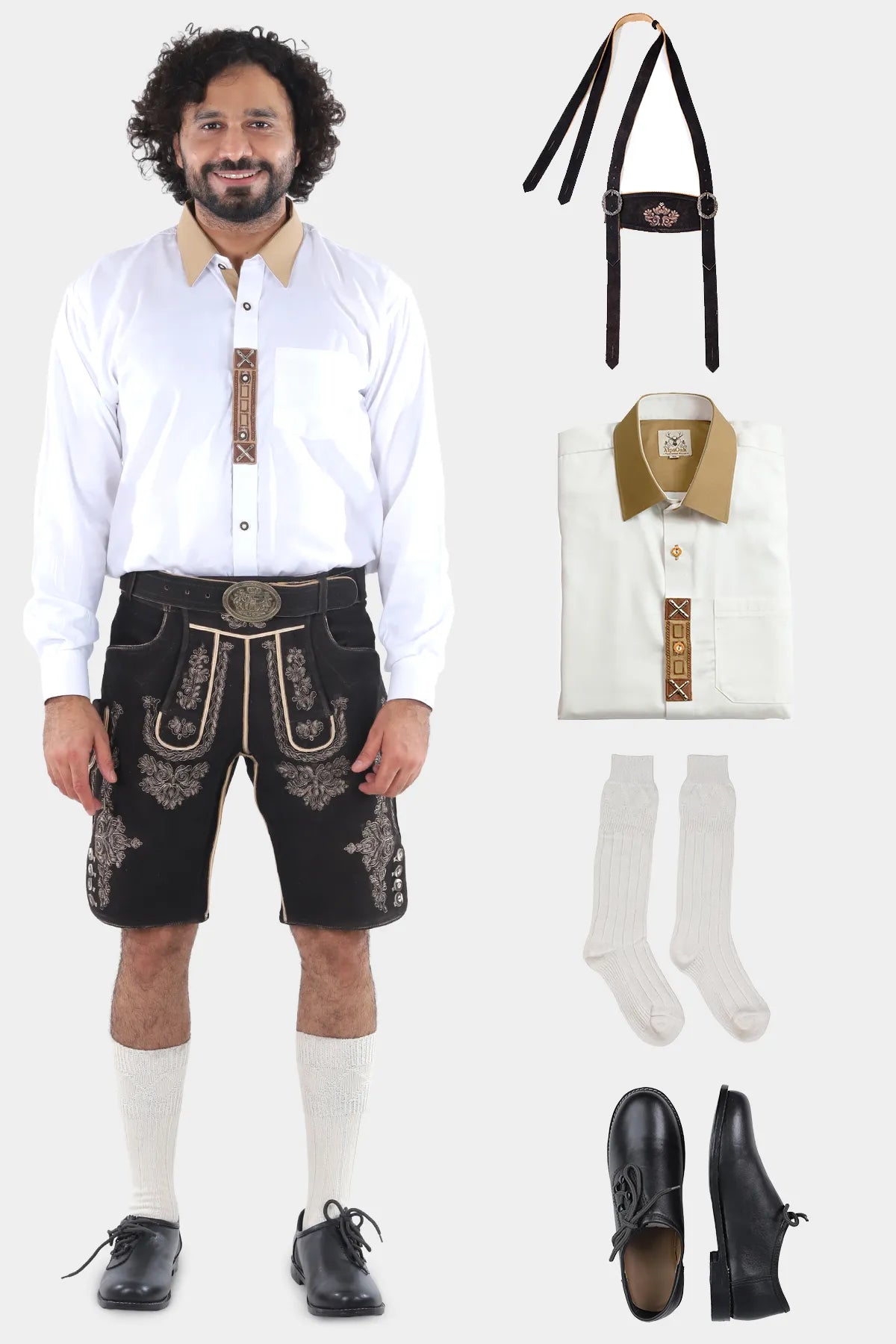 Oktoberfest Edition Chic German Lederhosen Sets