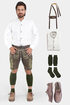 Bavarian Lederhosen Authentic German Elegance Set