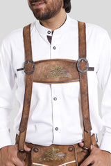Traditional Lederhosen men Suspenders