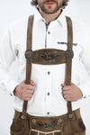 Trachten Brown Suspenders Deluxe