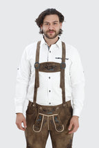 Traditional Lederhosen Men Suspenders