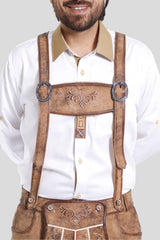 Traditional Lederhosen Men Suspenders