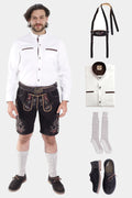 Handcrafted Vintage German Premium Lederhosen Oktoberfest Outfit Sets