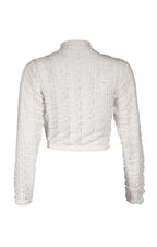 Flirty Elegance White Dirndl Blouse