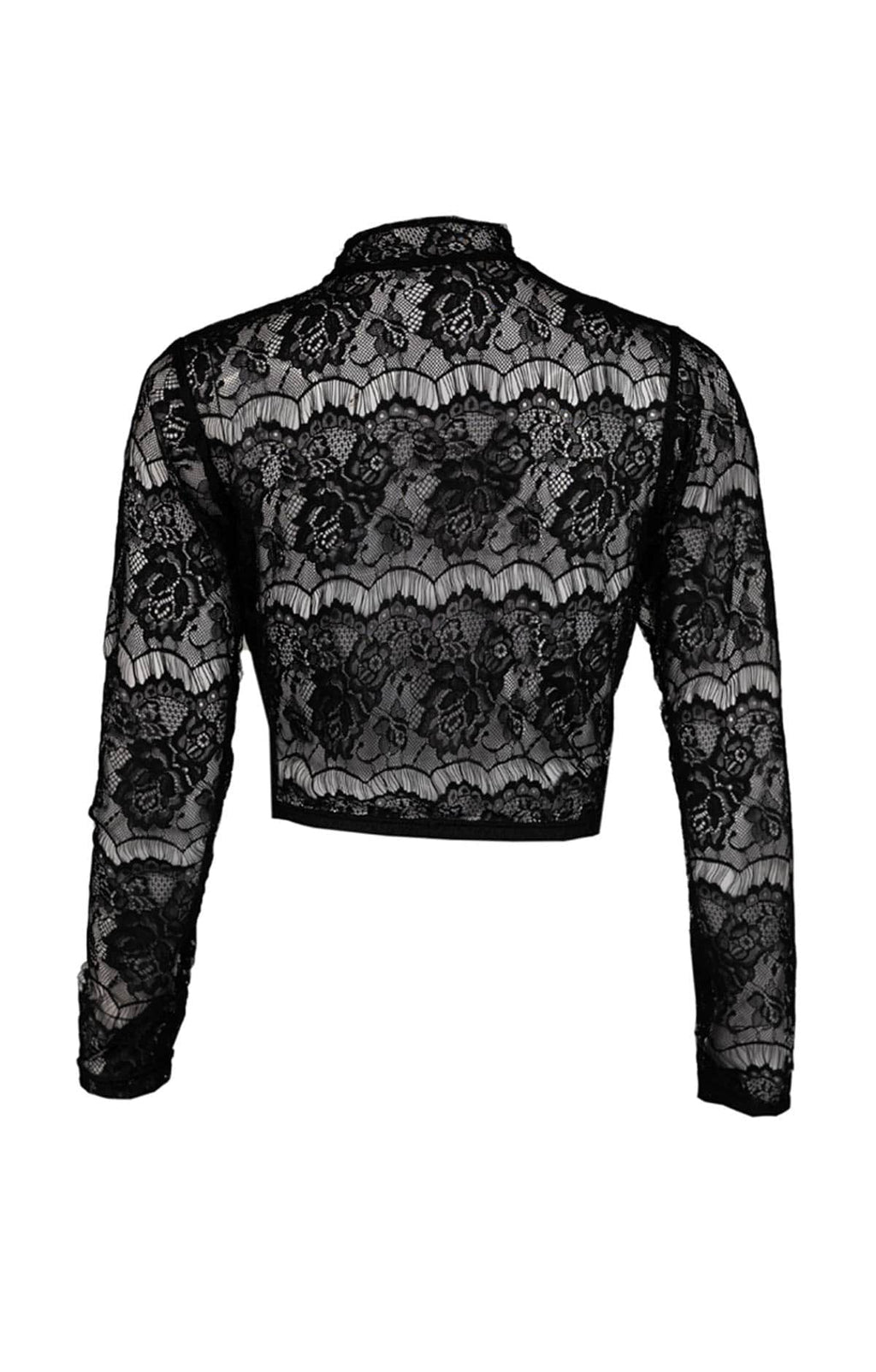 Chic Black Dirndl Blouse Magic